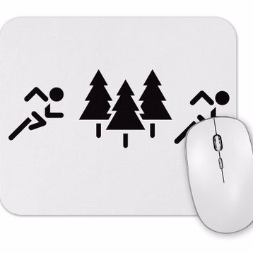Baskı Dükkanı Run Forest Run Mouse Pad