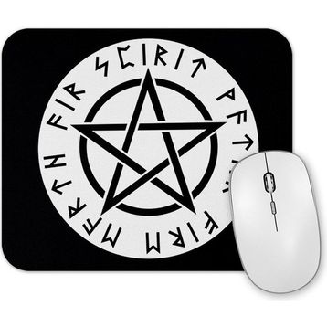 Baskı Dükkanı Runas E Pentagrama Mouse Pad