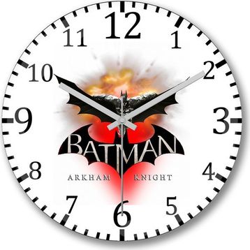 Baskı Dükkanı S2825 Batman Arkham Knight Protocol Knightfall Bombeli Gerçek Duvar Saati