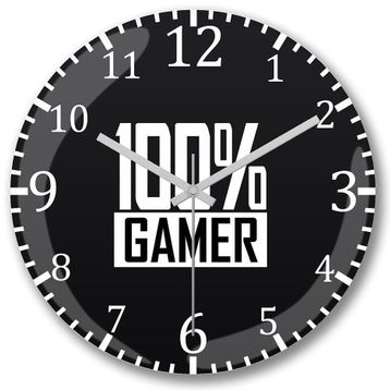 Baskı Dükkanı S3870 100 Gamer Duvar Saati
