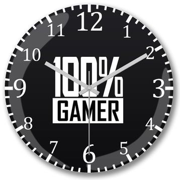 Baskı Dükkanı S3870 100 Gamer Duvar Saati