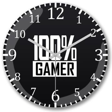 Baskı Dükkanı S3870 100 Gamer Duvar Saati