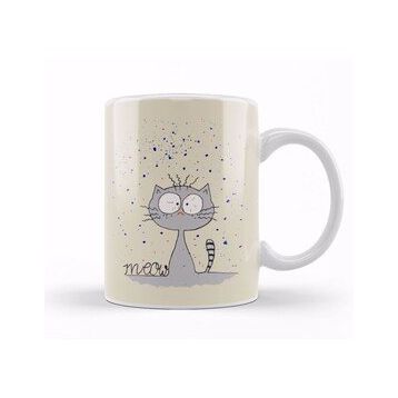 Baskı Dükkanı Sad Cat Meows Kupa