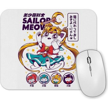 Baskı Dükkanı Sailor Meow Mouse Pad