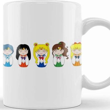 Baskı Dükkanı Sailor Moon Kokeshi Kupa
