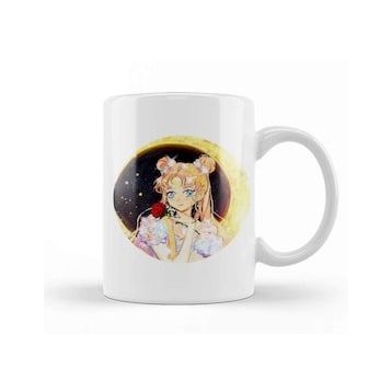Baskı Dükkanı Sailor Moon Light Fanart Kupa