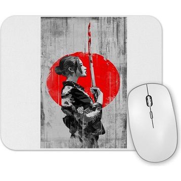 Baskı Dükkanı Samurai Girl Mouse Pad