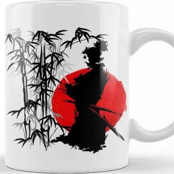 Baskı Dükkanı Samurai Ninja Kupa