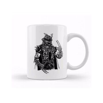 Baskı Dükkanı Samurai Punk Portrait Kupa