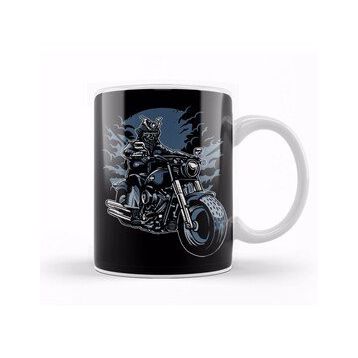 Baskı Dükkanı Samurai Ride Motorcycle Kupa
