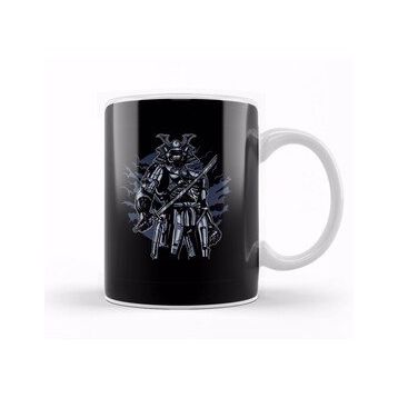 Baskı Dükkanı Samurai Robot Skull Kupa