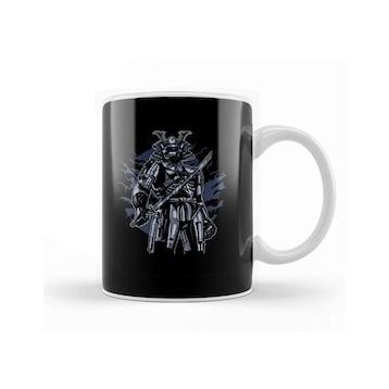 Baskı Dükkanı Samurai Robot Skull Kupa