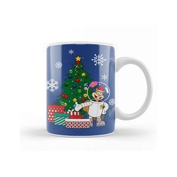 Baskı Dükkanı Sandy Cheeks Around The Christmas Tree Spongebob Kupa