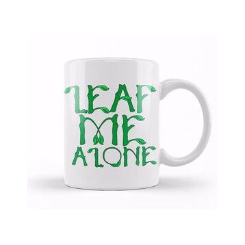 Baskı Dükkanı Sarcastic Leaf Me Alone Leave Me Alone Introvert Kupa
