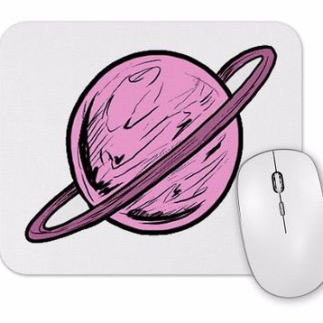 Baskı Dükkanı Satürn 01 Mouse Pad