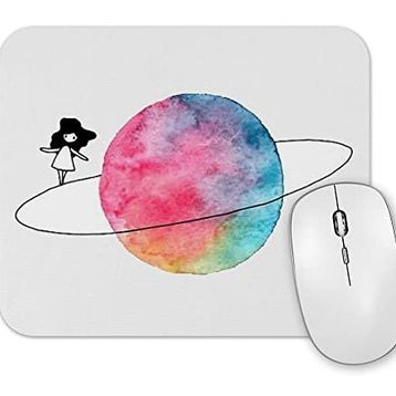 Baskı Dükkanı Satürn 02 Mouse Pad