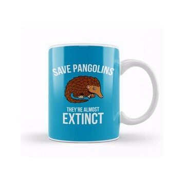 Baskı Dükkanı Save Pangolins They're Almost Extinct Kupa Bardak