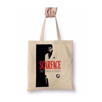 Baskı Dükkanı Scarface The World Is Yours 2 Bez Çanta