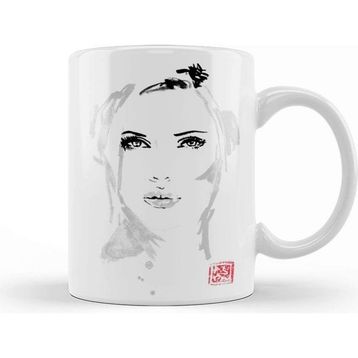 Baskı Dükkanı Scarlett Johansson Kupa