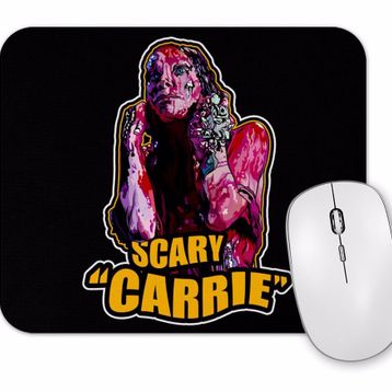 Baskı Dükkanı Scary Carrie Mouse Pad