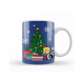 Baskı Dükkanı Schroeder Peanuts Around the Christmas Tree Kupa