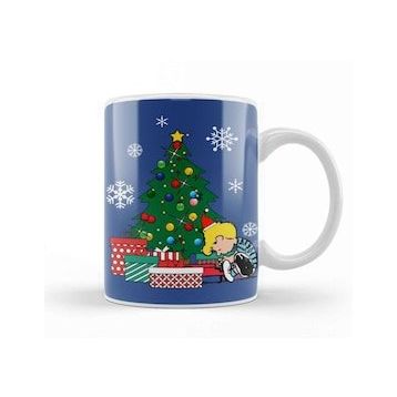 Baskı Dükkanı Schroeder Peanuts Around the Christmas Tree Kupa
