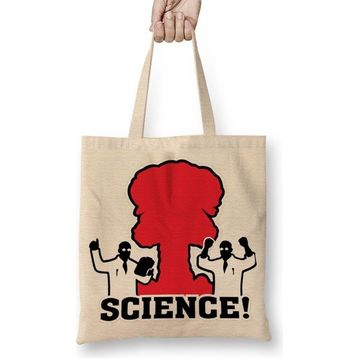 Baskı Dükkanı Science Nuclear Bez Çanta