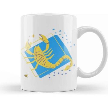 Baskı Dükkanı Scorpion Drawing Scorpion Kupa