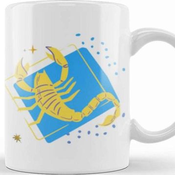 Baskı Dükkanı Scorpion Drawing Scorpion Kupa
