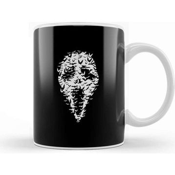 Baskı Dükkanı Scream Ghost Face Porselen Kupa