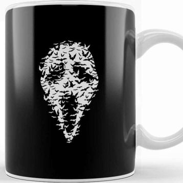 Baskı Dükkanı Scream Ghost Face Porselen Kupa