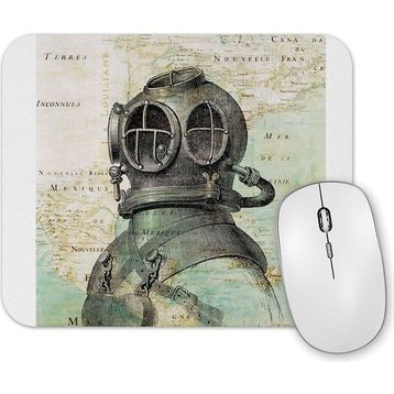 Baskı Dükkanı Scuba Diving Mouse Pad