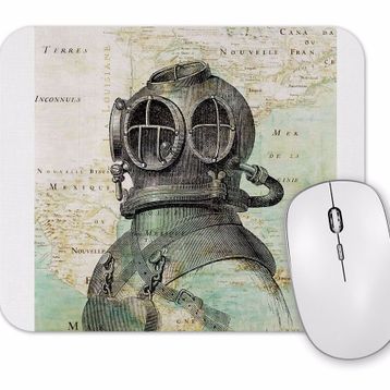 Baskı Dükkanı Scuba Diving Mouse Pad
