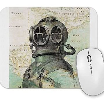 Baskı Dükkanı Scuba Diving Mouse Pad