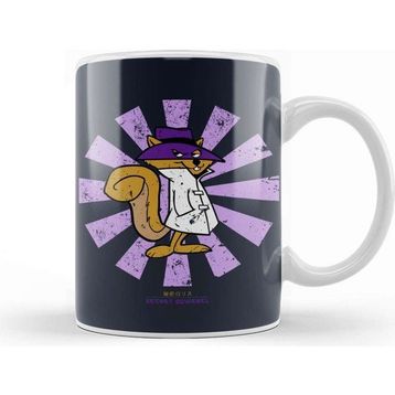 Baskı Dükkanı Secret Squirrel Retro Japanese Kupa