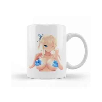 Baskı Dükkanı Sena Kashiwazaki Blue Bra Kupa