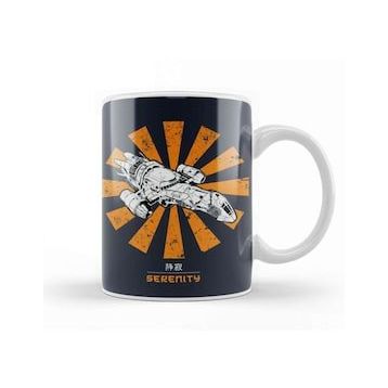 Baskı Dükkanı Serenity Retro Japanese Kupa