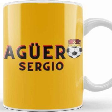 Baskı Dükkanı Sergio Agüero Kupa