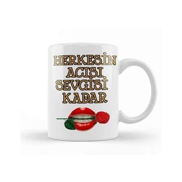 Baskı Dükkanı Sevgiliye Aşk Sevgi Komik Kupa