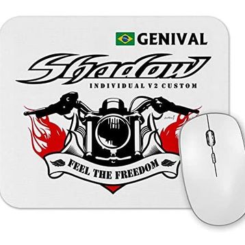 Baskı Dükkanı Shadow Personalizada Genival Branca Mouse Pad