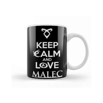 Baskı Dükkanı Shadowhunters Keep Calm And Love Malec Kupa