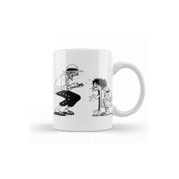 Baskı Dükkanı Shanks Luffy One Piece Funny Kupa