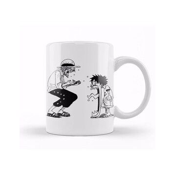 Baskı Dükkanı Shanks Luffy One Piece Funny Kupa
