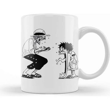 Baskı Dükkanı Shanks Luffy One Piece Funny Kupa
