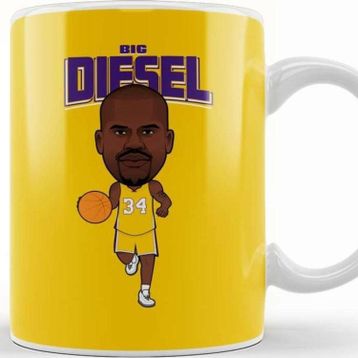 Baskı Dükkanı Shaquille Oneal Big Diesel Kupa