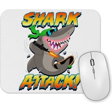 Baskı Dükkanı Shark Attack Mouse Pad
