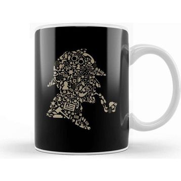 Baskı Dükkanı Sherlock Holmes Collage Kupa