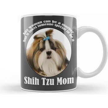 Baskı Dükkanı Shih Tzu Mom 01 Kupa