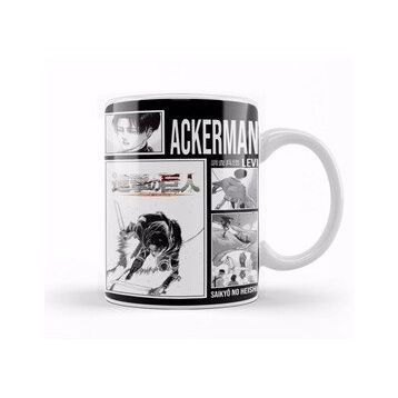 Baskı Dükkanı Shingeki No Kyojin Levi Ackerman Kupa