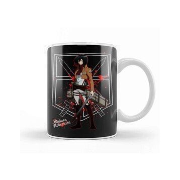 Baskı Dükkanı Shingeki No Kyojin Mikasa Ackerman Kupa